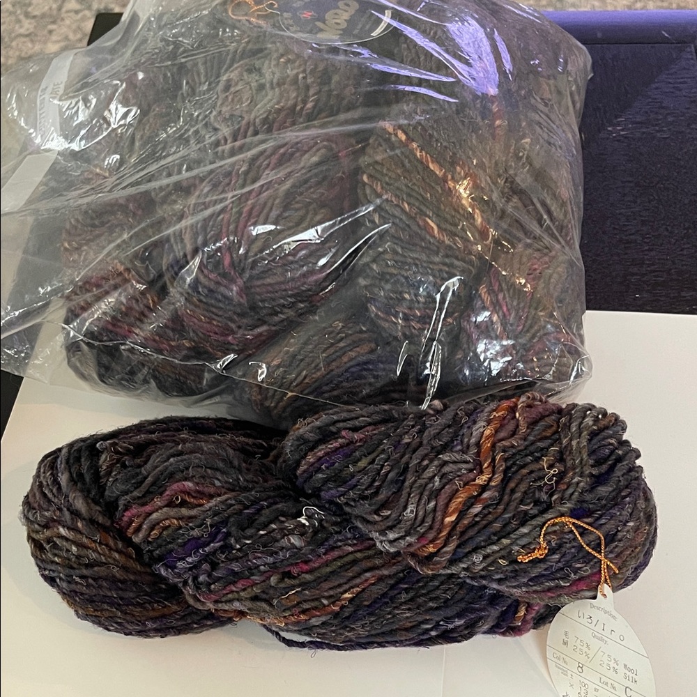 Noro Iro Dark Multicolor Yarn 6 Skeins color 8 - Picture 5 of 5